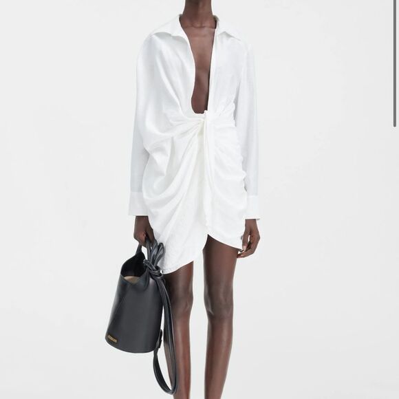 Jacquemus La Robe Bahia Dress in white - Size FR36 - Picture 9 of 13